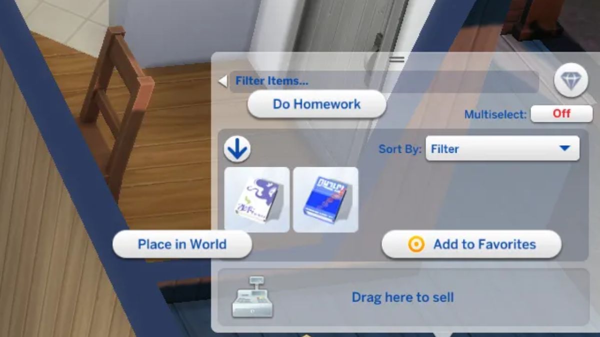 how to do homework in sims 4