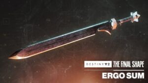 How to get the Ergo sum exotic sword in destiny 2 Destiny 2 the final shape: Ergo sum exotic sword