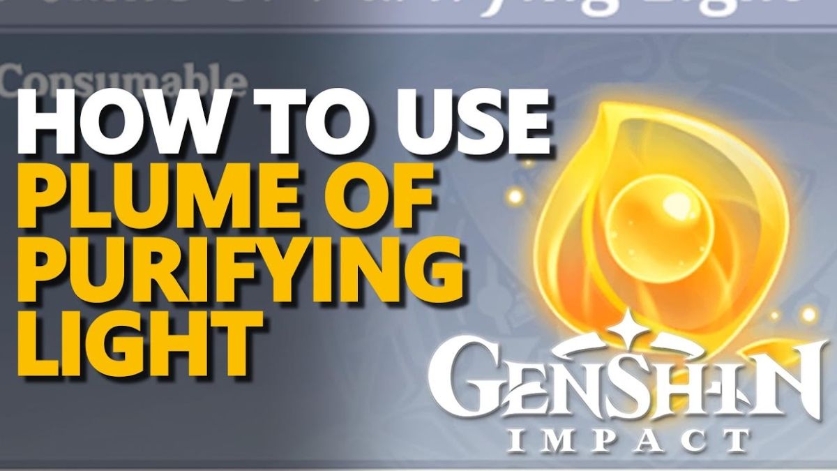 Plume of purifying light in Genshin impact How To Use Plume of Purifying Light in Genshin Impact