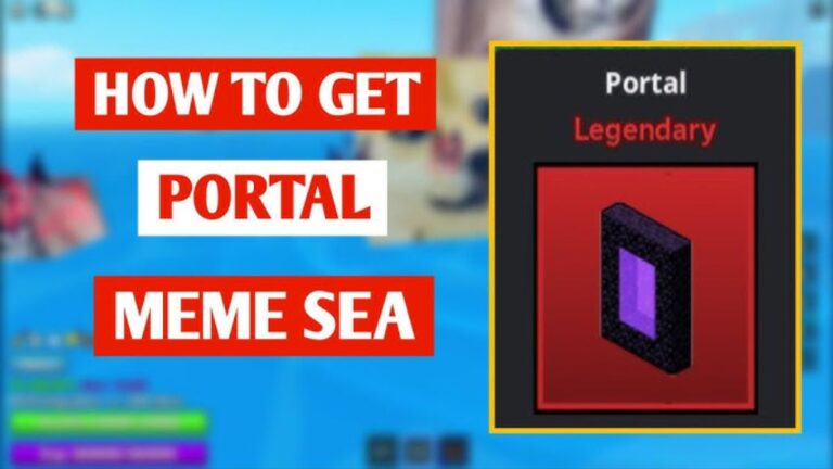 How to Get portal in Meme Sea Roblox