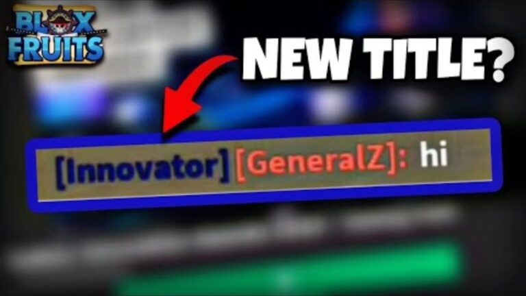 How To Get the Innovator Title In Blox Fruits