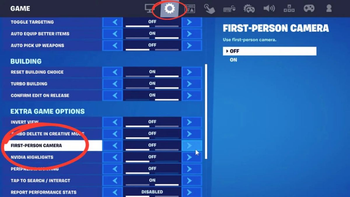 How to Enable First Person Mode in Fortnite