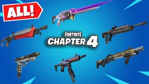 All the New Weapons in Fortnite Chapter 4 Season 3 All Unvaulted Weapons in Fortnite Chapter 4 Season 3