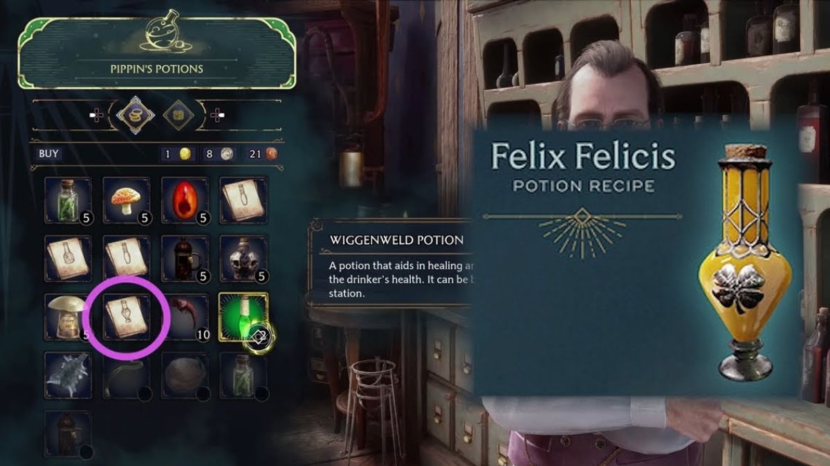 Felix Felicis in Hogwarts Legacy How To Get a Felix Felicis in Hogwarts Legacy