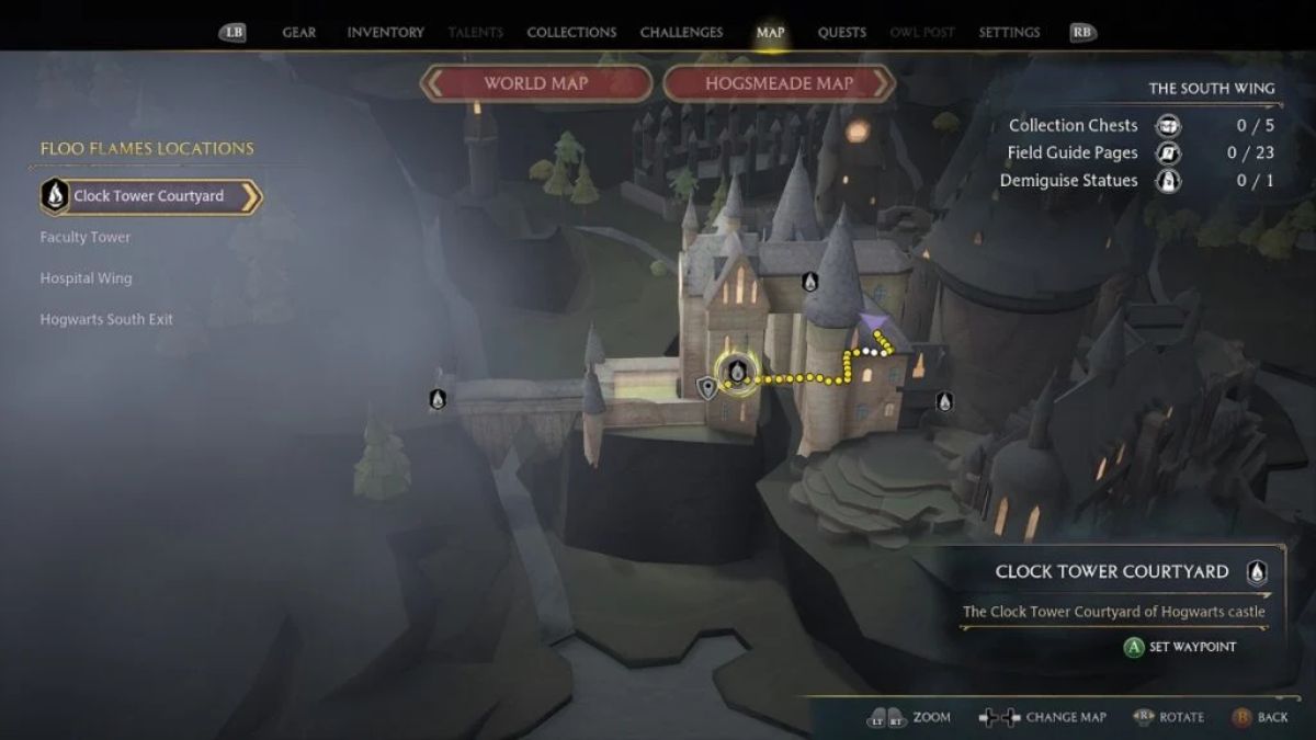 How to Find the Crossed Wand Dueling Club in Hogwarts Legacy