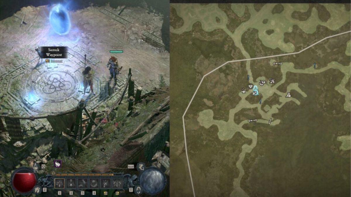 Nahantu Waypoint Locations in Diablo 4: Vessel of Hatred