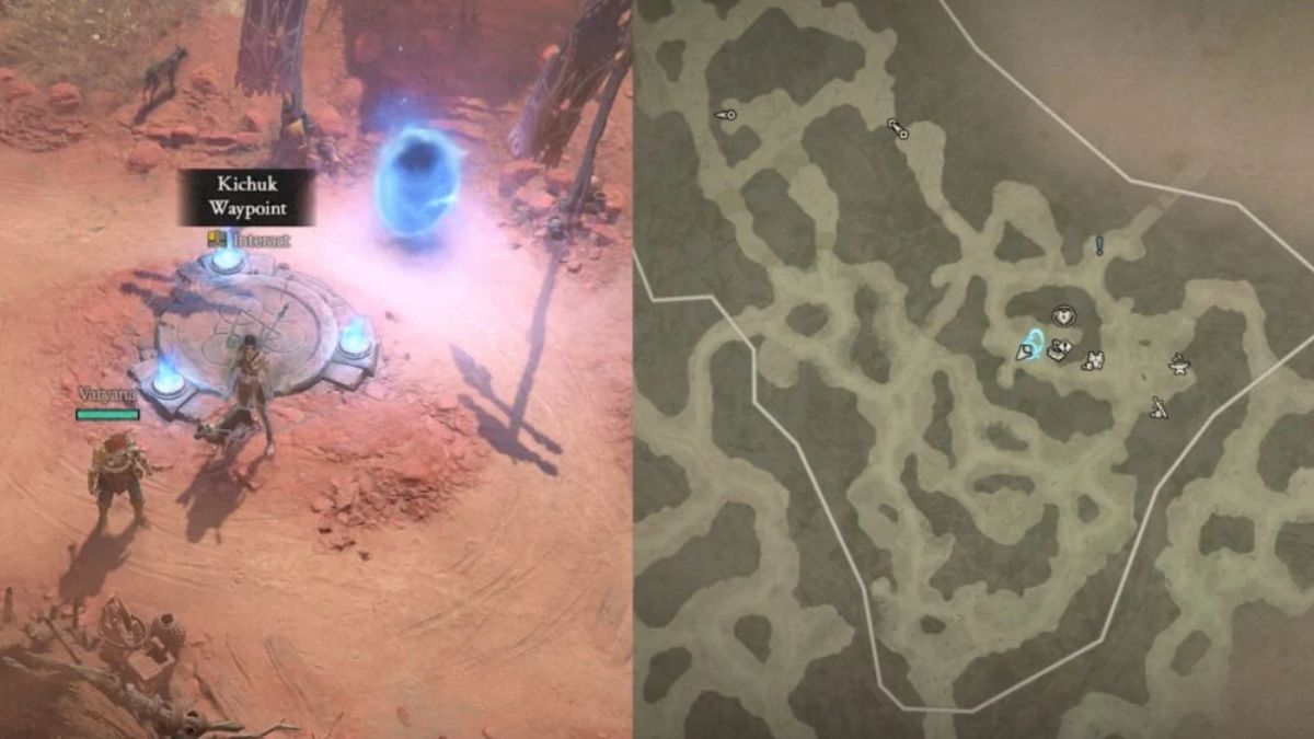 Nahantu Waypoint Locations in Diablo 4: Vessel of Hatred