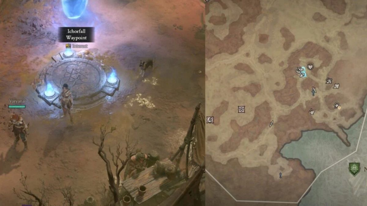 Nahantu Waypoint Locations in Diablo 4: Vessel of Hatred