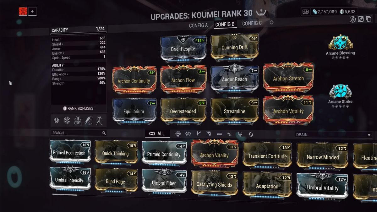 Best Koumei Build in Warframe Koumei Build for Steel Path Koumei build for Archimedea