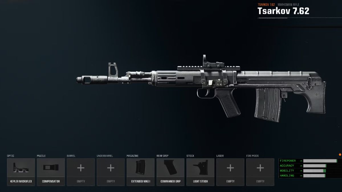 Best Tarkov 762 Loadout in Black Ops 6 The Strongest BO6 DMR