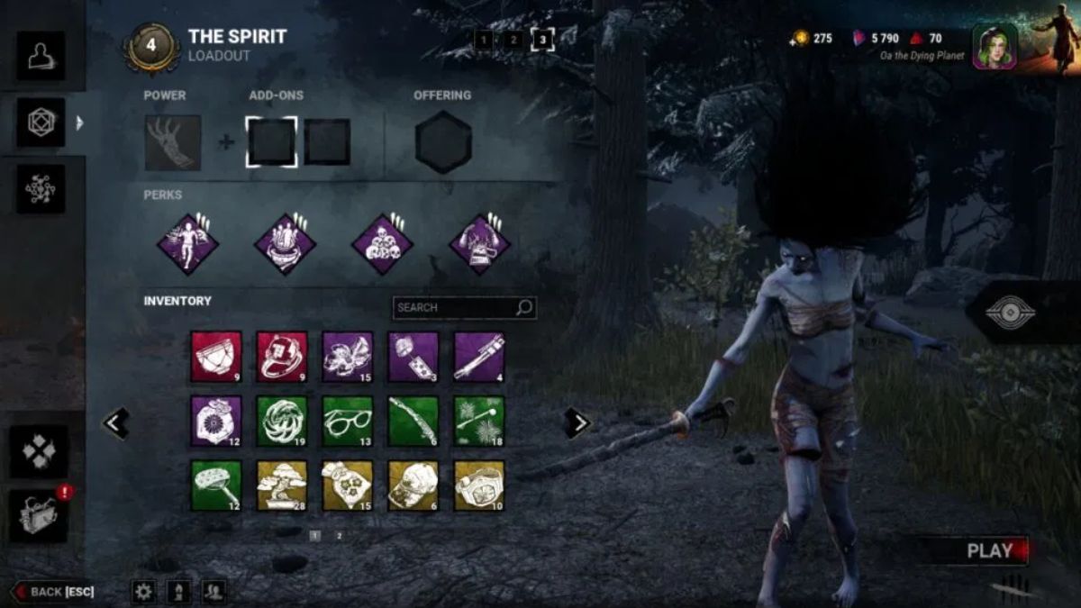 Spirit Builds in Dead By Daylight