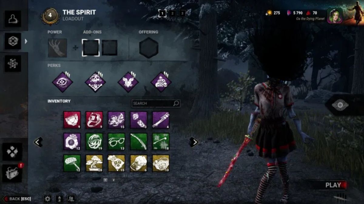 Spirit Builds in Dead By Daylight