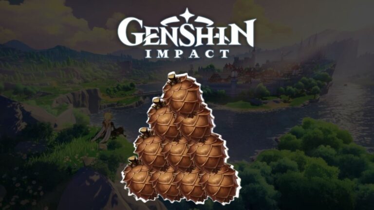 Pinecone locations in Genshin