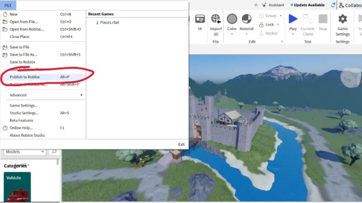 How To Publish a Game On Roblox