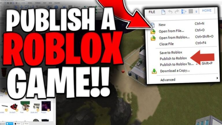 How To Publish a Game On Roblox