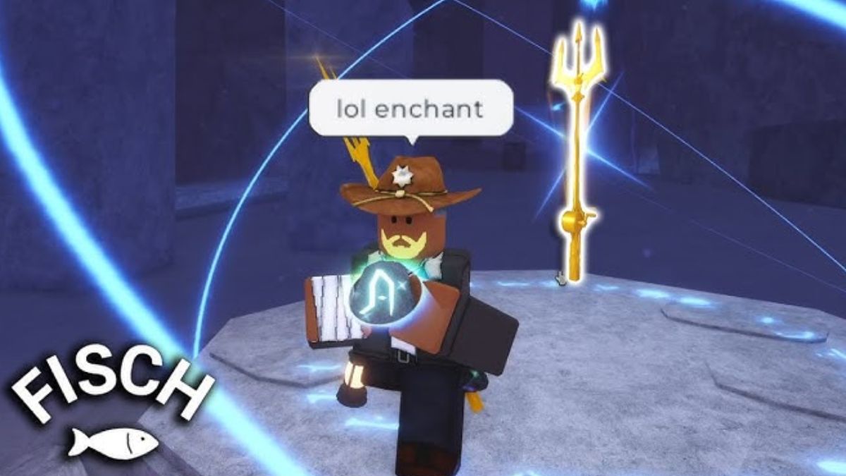 Enchant fishing rod in roblox fisch