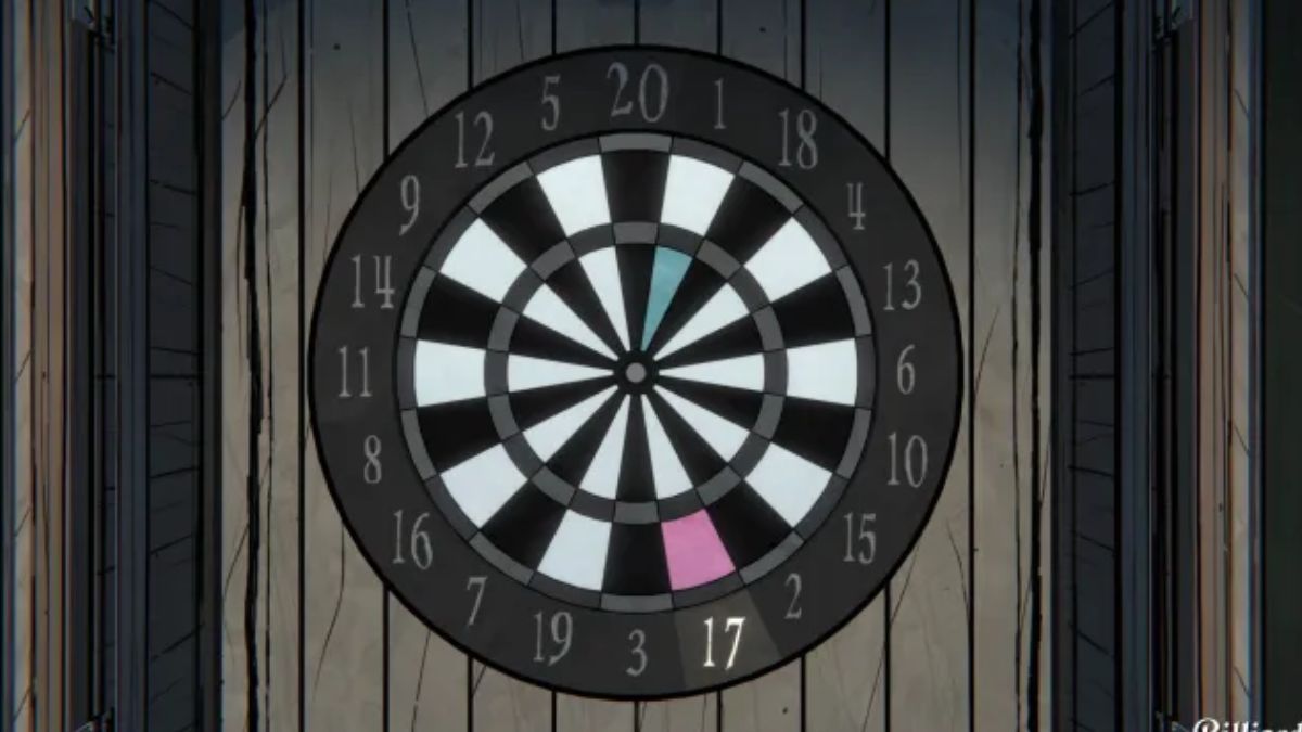 Billiard room dart puzzle in blue Prince
