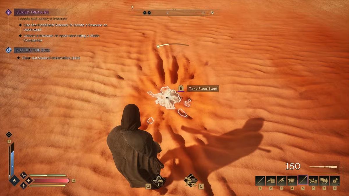 Flour sand in Dune Awakening Dune Awakening flour sand