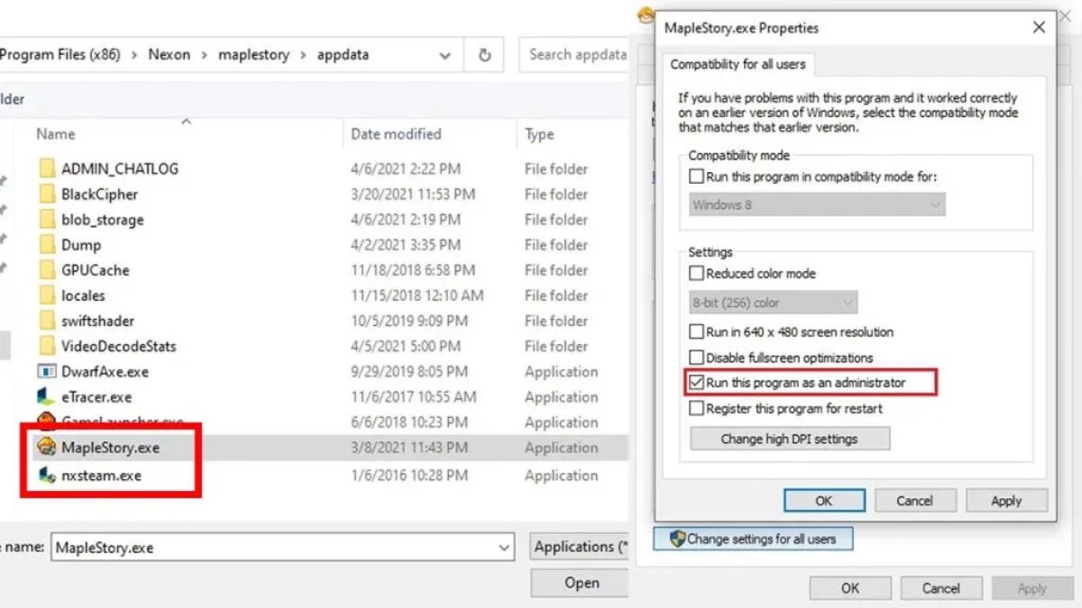 Maplestory not launching on steam
