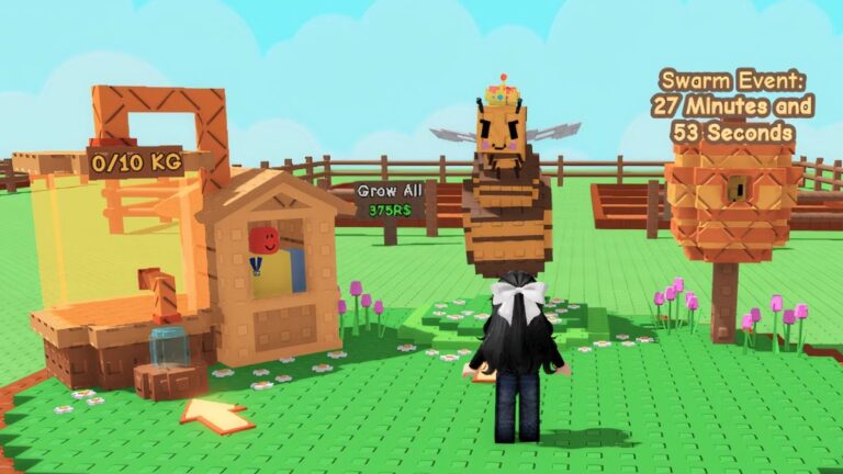 Roblox grow a garden Bee in grow a garden