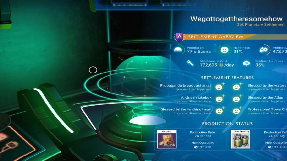 Autophage settlements in no man's sky, Autophage settlement NMS