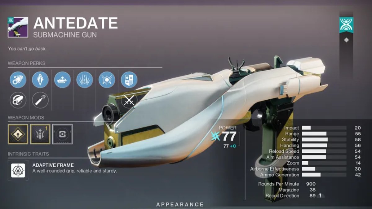 Destiny 2 The Desert Perpetual loot table