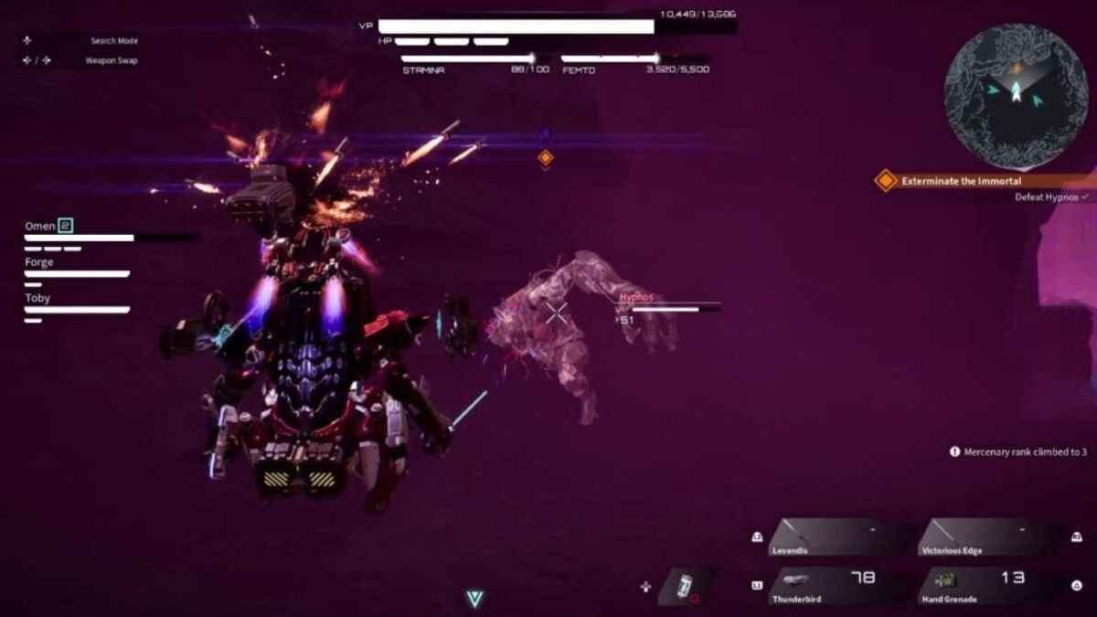 daemon x machina titanic scion demo