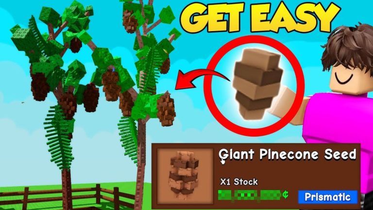 Giant Pinecone in Grow a Garden Giant Pinecone Grow a Garden