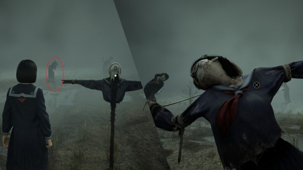 Scarecrow puzzle in Silent Hill f Scarecrow puzzle silent hill f silent hill f field puzzle