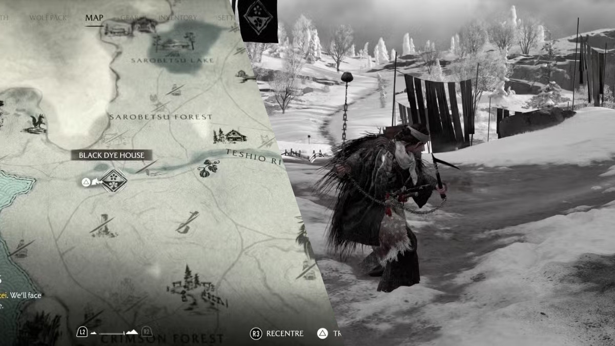 ghost of yotei black dye merchant black dye merchant location