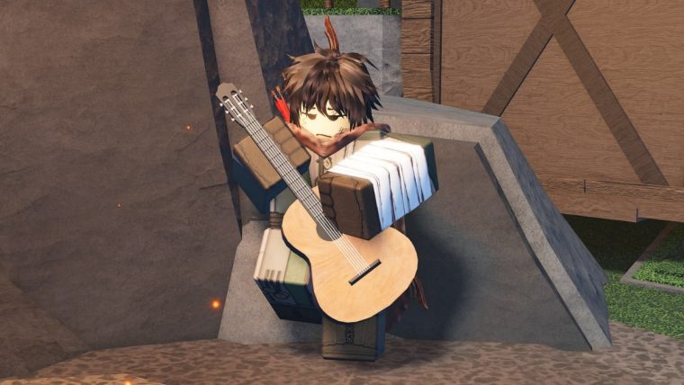where is the bards guitar in the forge where is the bards guitar