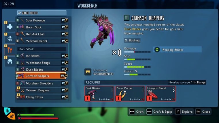 Best New Weapons In Grounded 2 Toxic Tangle Update