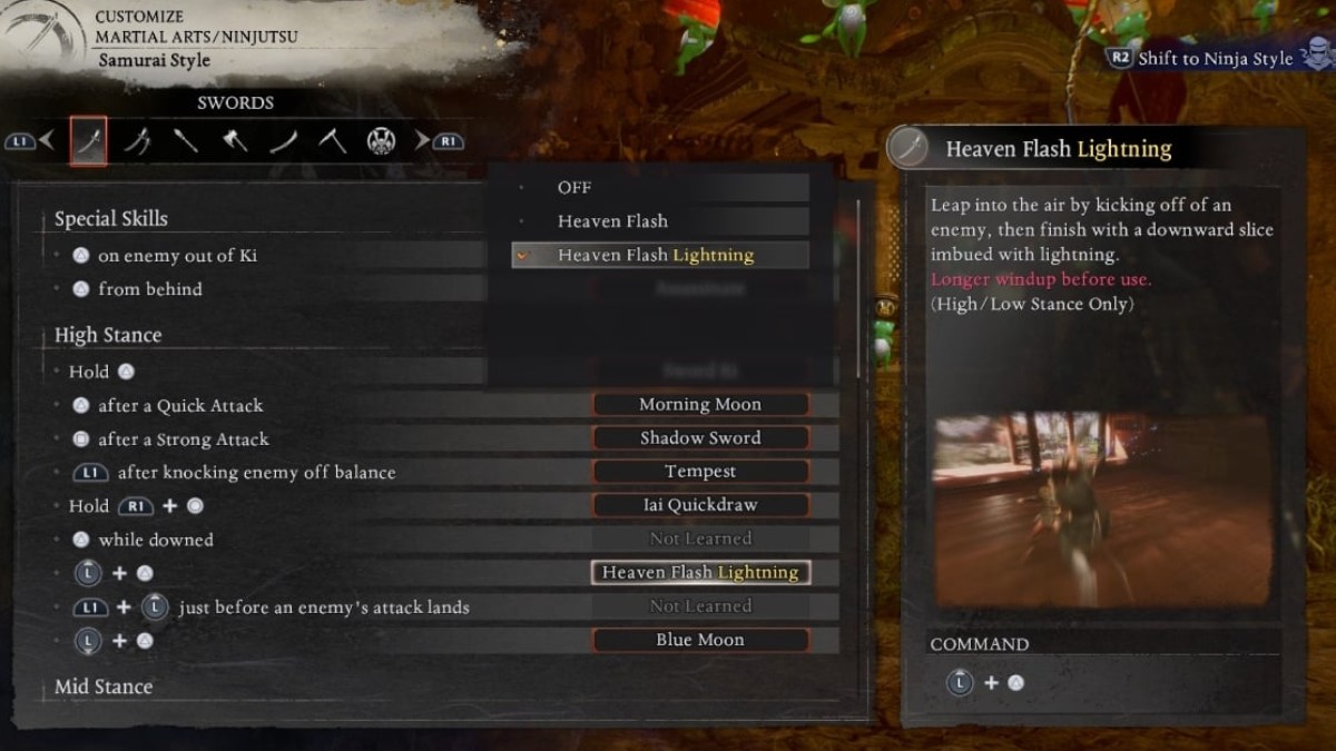 Nioh 3 skills nioh 3 best ninja skills