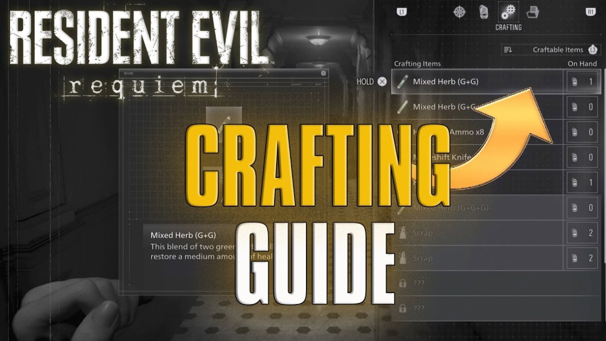 re9 crafting recipes resident evil requiem crafting resident evil 9 crafting